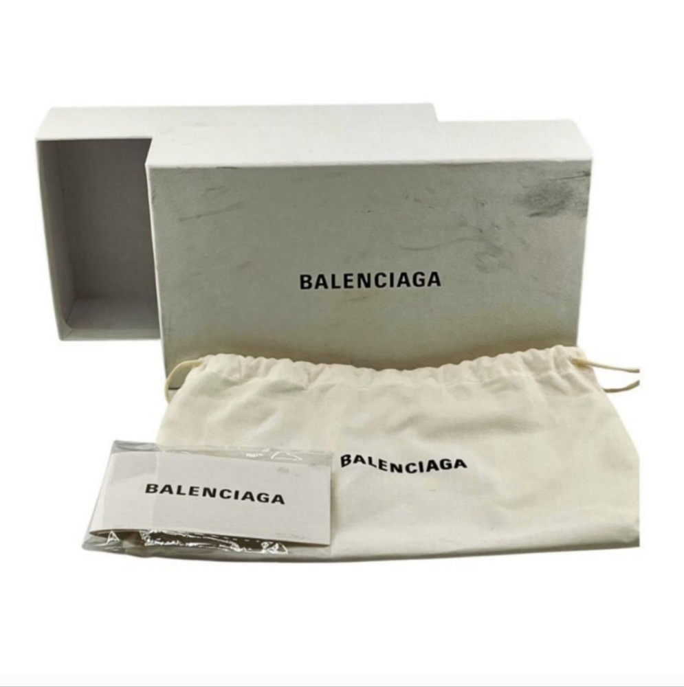 Balenciaga Red Leather Wallet Envelope Clutch full inclusion - Picture 3 of 10